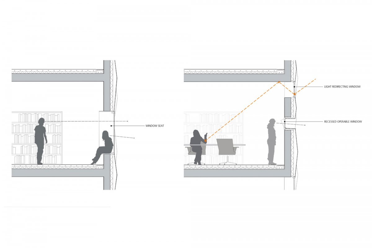 Window facade / Section