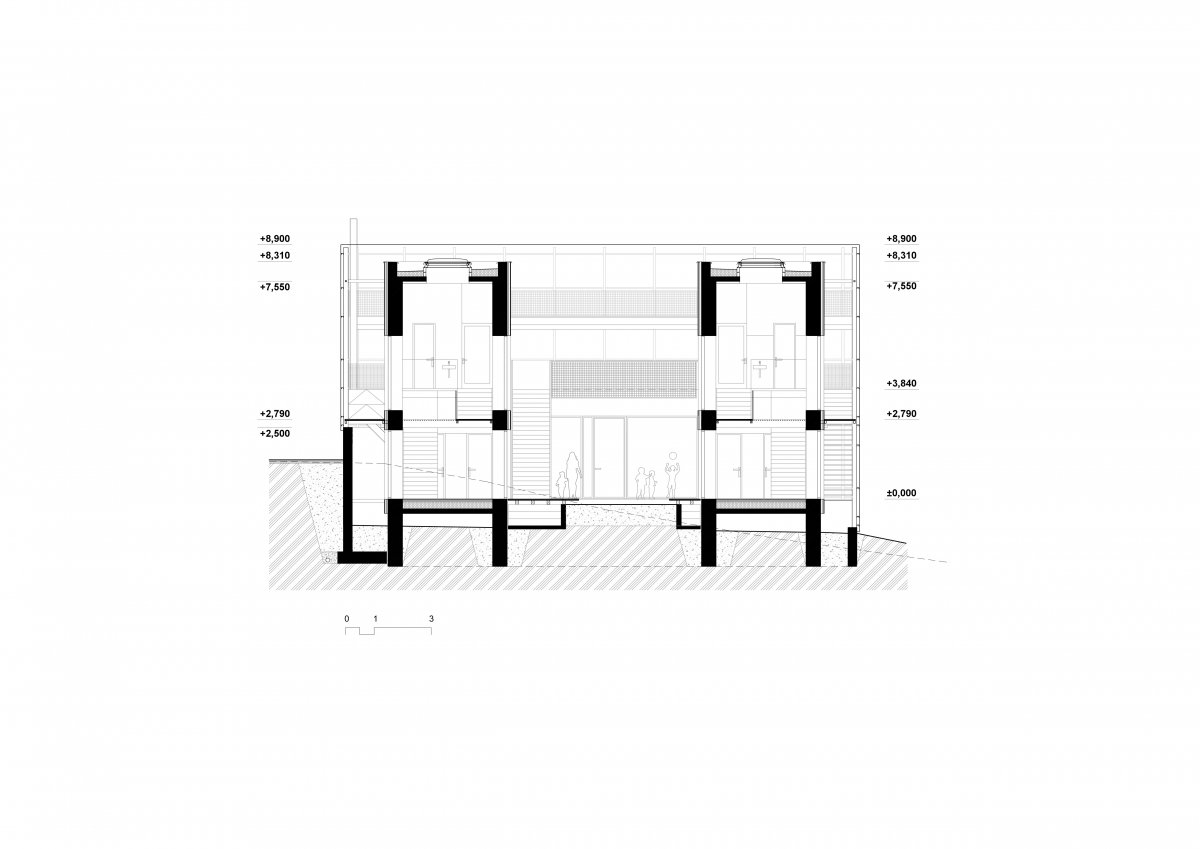 cross section A-A