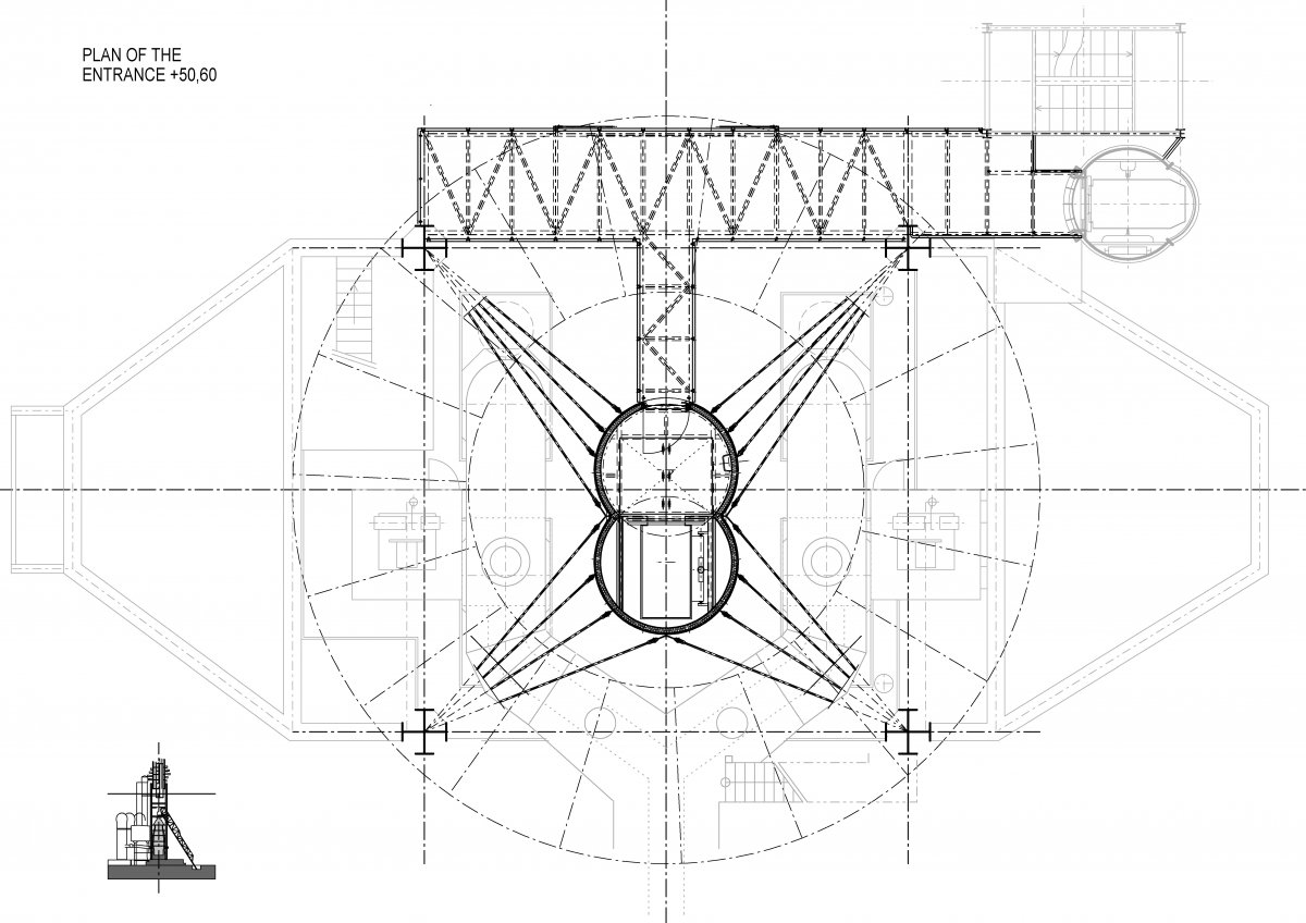 Plan of the entrance