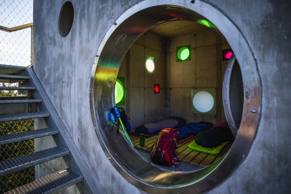 bivouac shelter interior