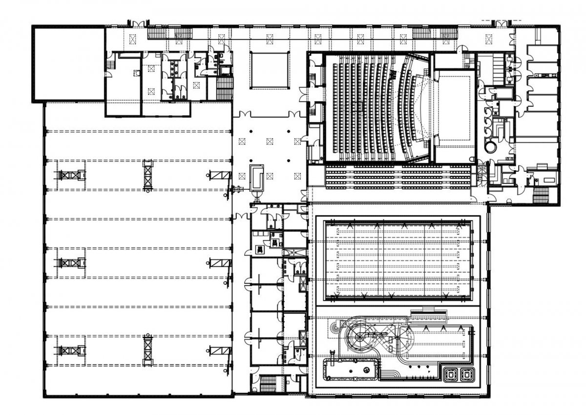 Multifunctional Building, Plan View