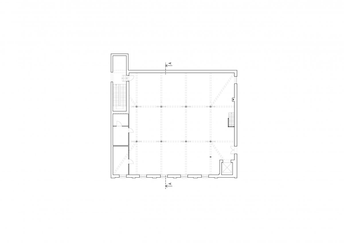 floor plan - before reconstruction