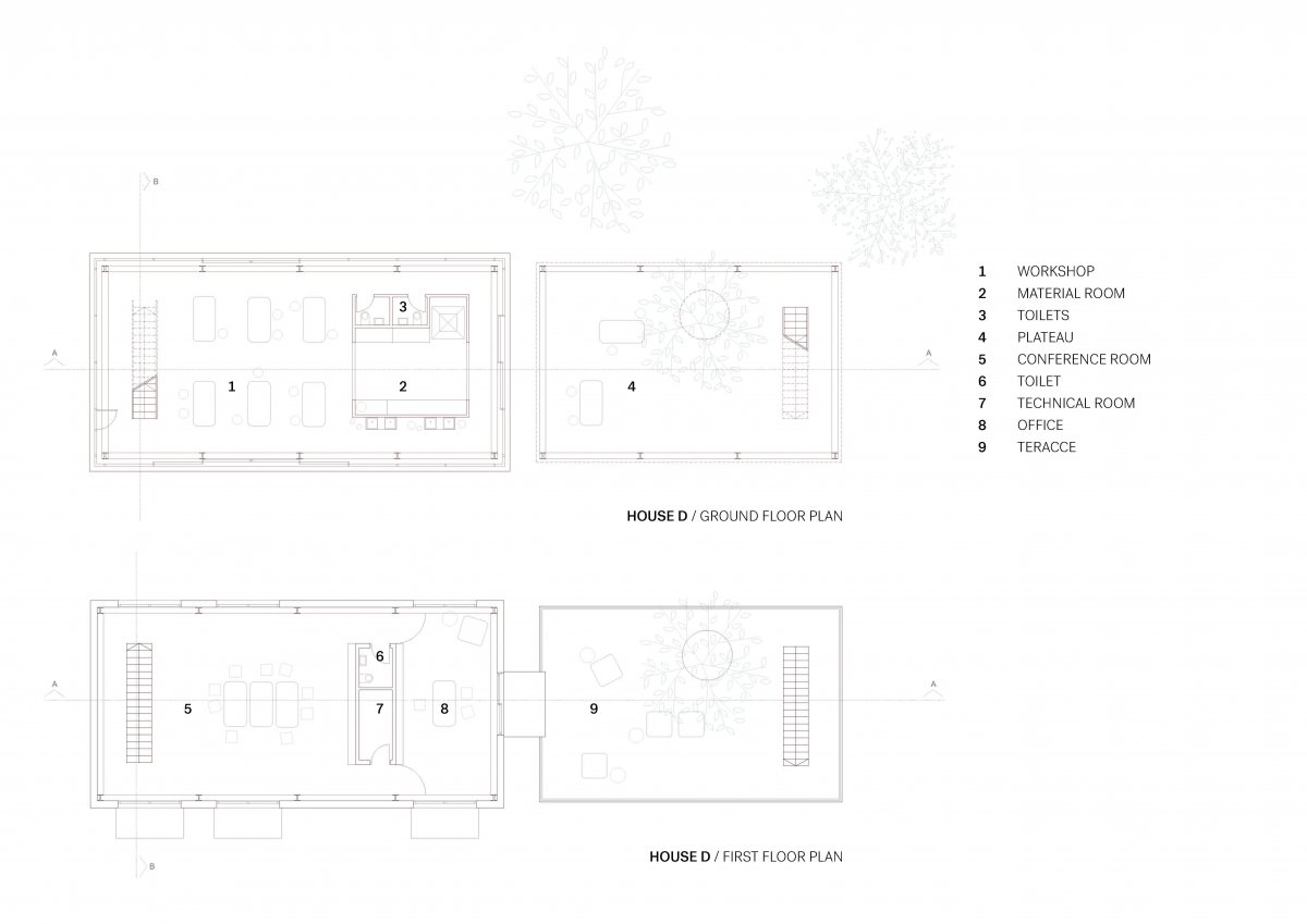 HOUSE D FLOOR PLANS