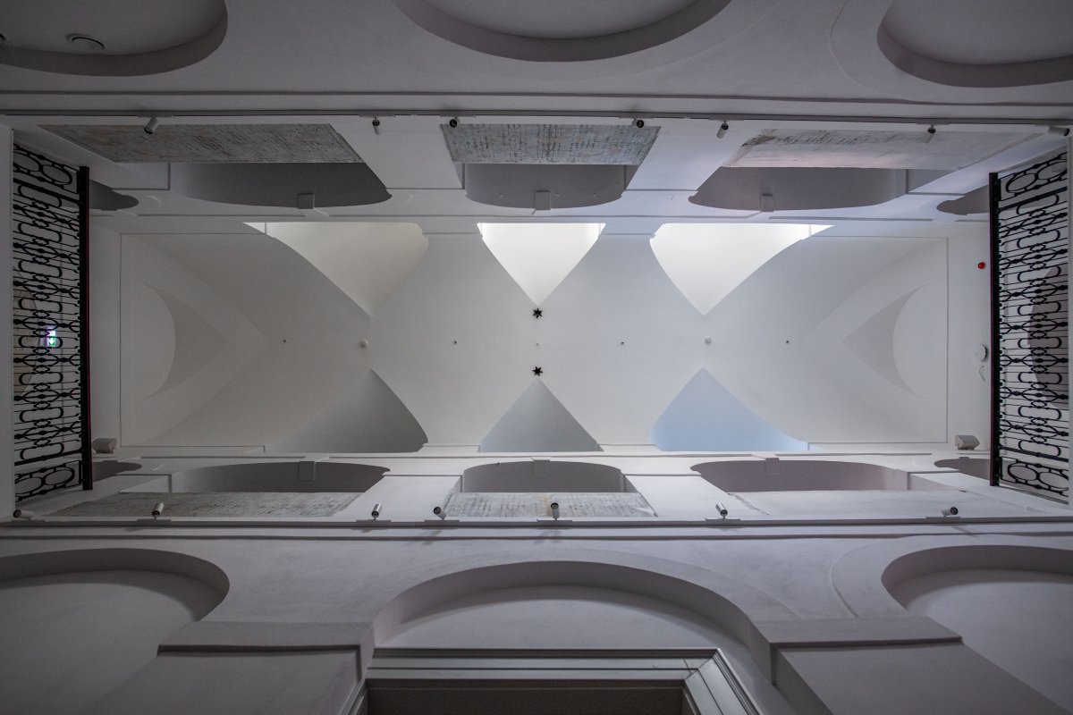 Corridor 2nd flour vaulted ceiling