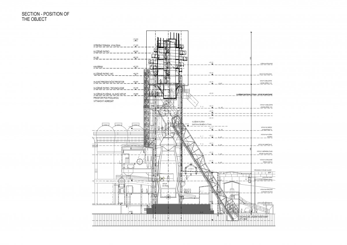 Section - position of the object