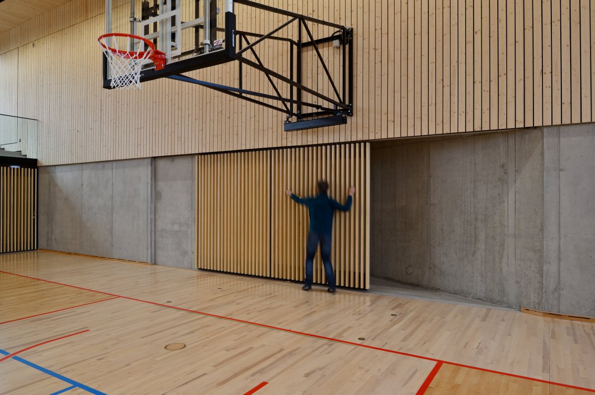 STRAŽIŠČE PRI KRANJU WOODEN GYM HALL DOOR SEQUENCE 2